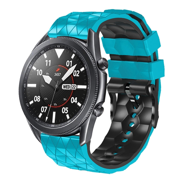 22mm Football Pattern Two-Color Silicone Strap, For  Amazfit Z