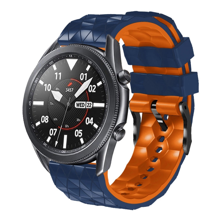22mm Football Pattern Two-Color Silicone Strap, For  Amazfit Z