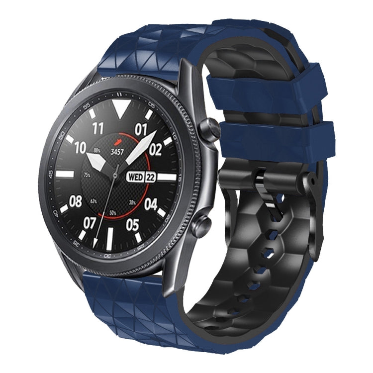 22mm Football Pattern Two-Color Silicone Strap, For  Amazfit Z