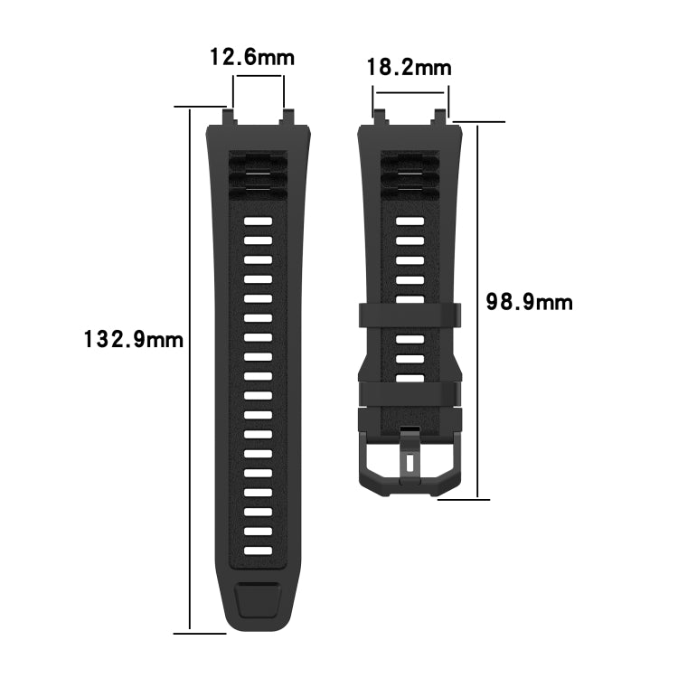 Silicone Leisure Watch Band, For Amazfit T-Rex 2