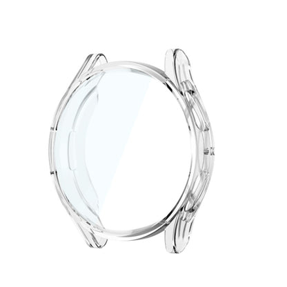 Transparent TPU full-coverage watch case with raised bezel for screen protection