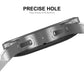 Clear TPU watch case with precise button and side port cutouts