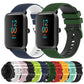 20mm Checkered Two-Color Silicone Watch Band, For Amazfit BIP