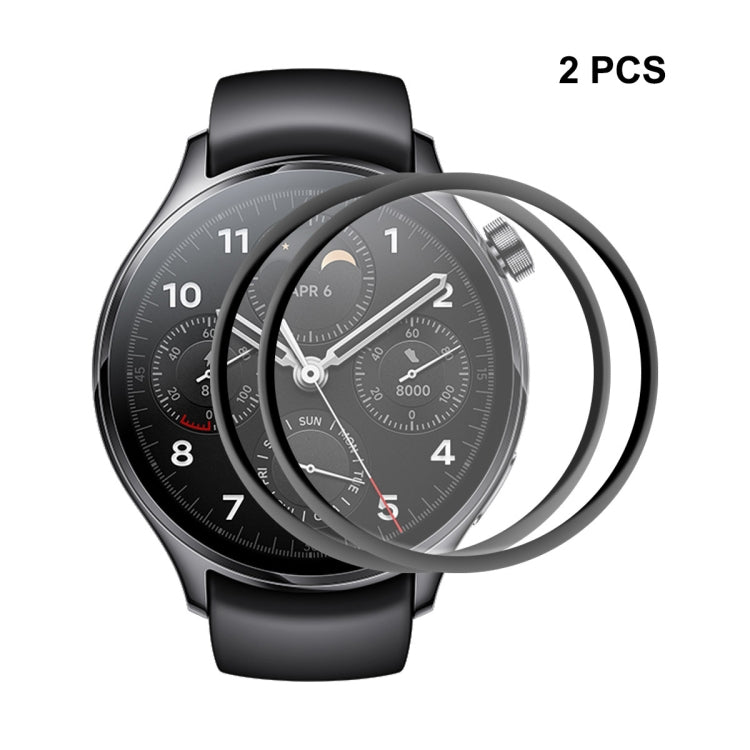 Xiaomi Watch S1 Pro ENKAY 3D full-coverage screen protector film set, 2-pack clear