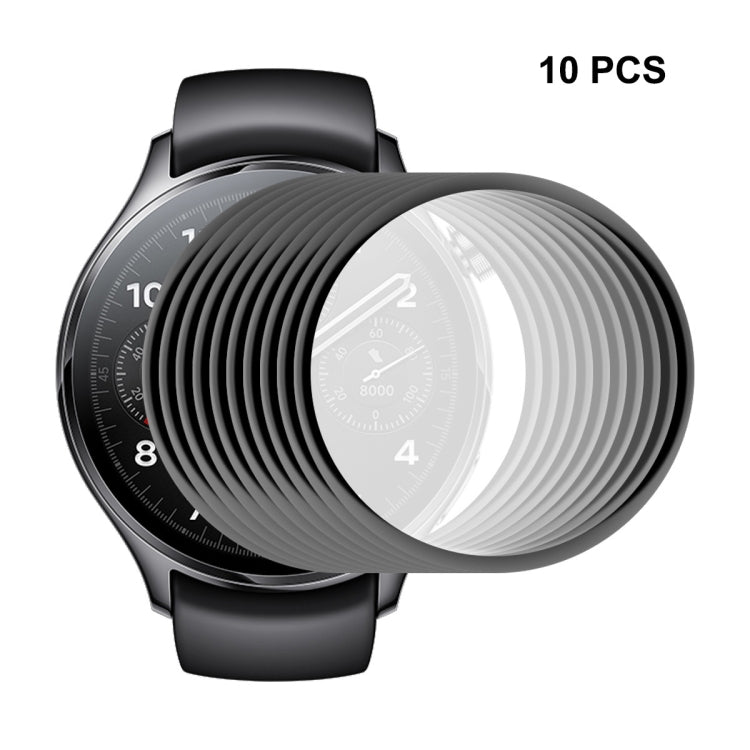 Xiaomi Watch S1 Pro ENKAY 3D full-coverage screen protector film set, 10-pack clear