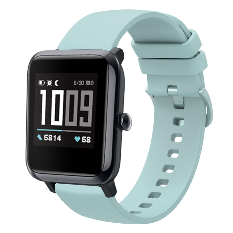 20mm Solid Color Soft Silicone Watch Band, For Amazfit BIP