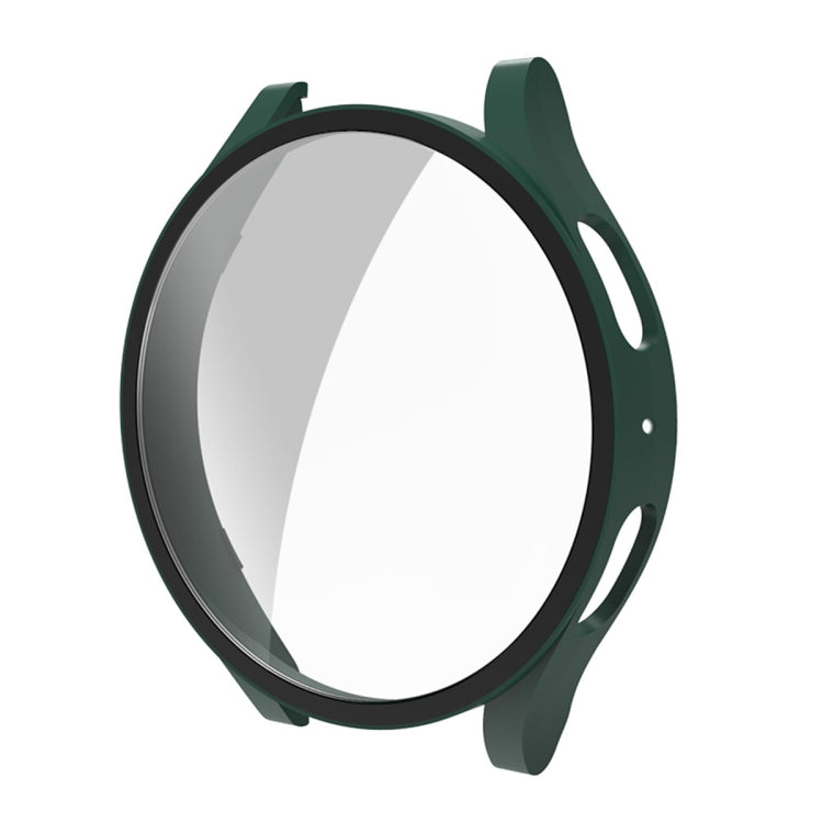 For Samsung Galaxy Watch5 44mm ENKAY Hat-Prince Full Coverage PC Frame + 9H Tempered Glass Case