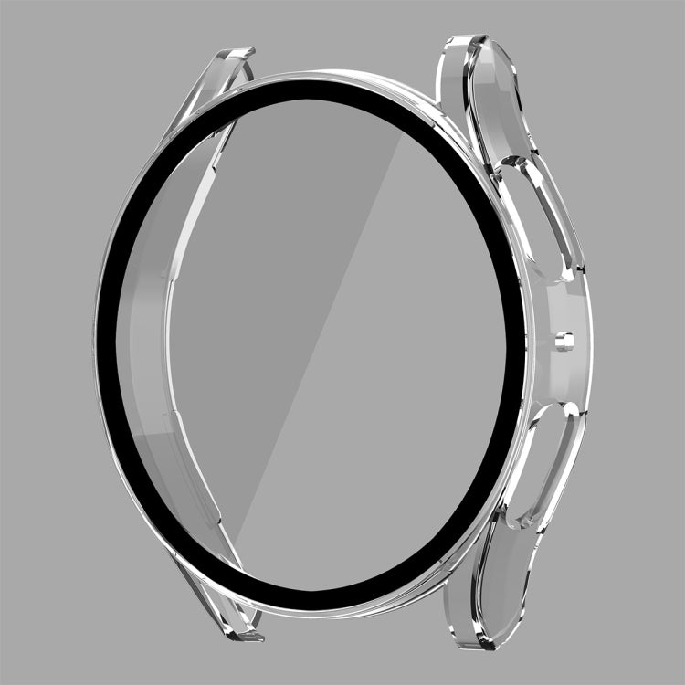 For Samsung Galaxy Watch5 44mm ENKAY Hat-Prince Full Coverage PC Frame + 9H Tempered Glass Case