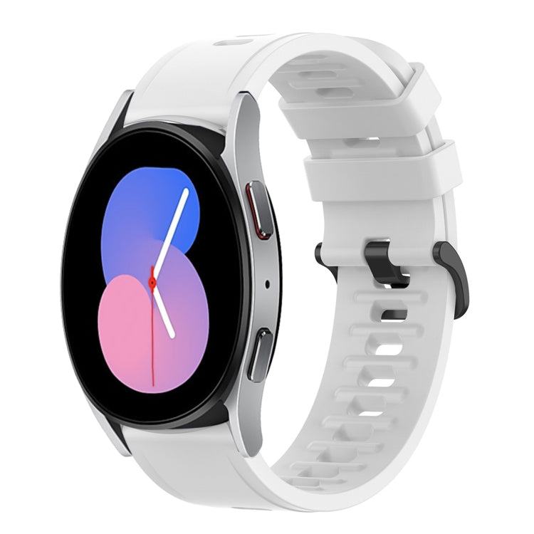 20mm Solid Color Soft Silicone Watch Band, For Samsung Galaxy Watch 42mm