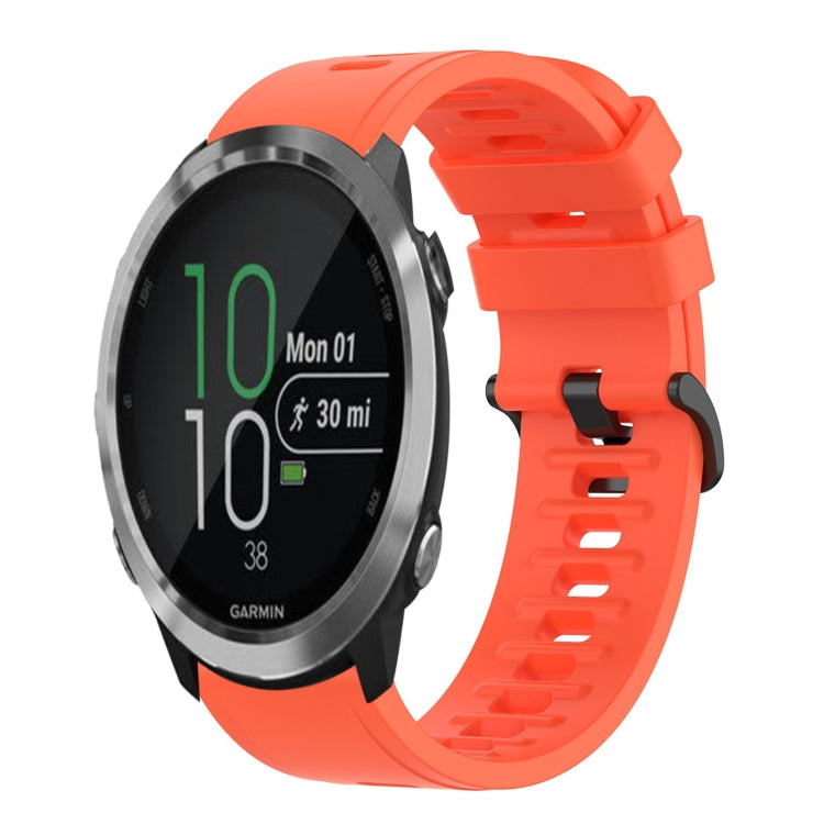 20mm Solid Color Soft Silicone Watch Band, For Garmin Forerunner 645 Music