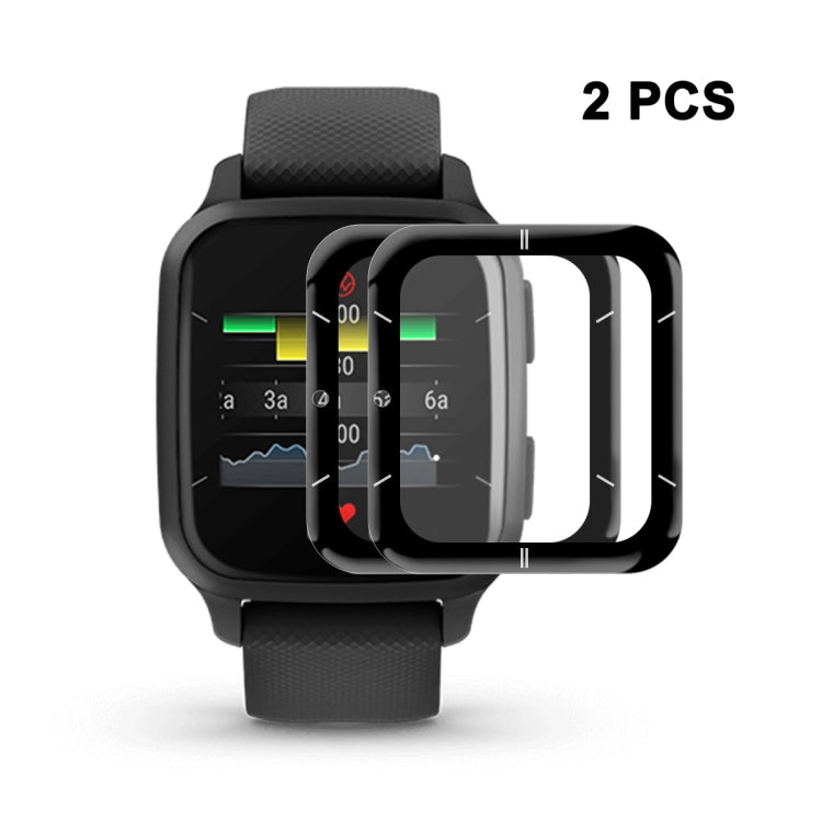 For Garmin Venu SQ 2 ENKAY 3D Full Coverage Soft PC Edge + PMMA HD Screen Protector Film, 1 PCS, 2 PCS, 5 PCS, 10 PCS