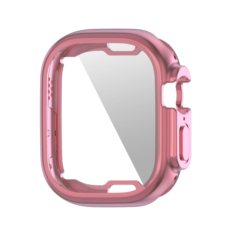 ENKAY Electroplated Soft TPU Case with Screen Film For Apple Watch Ultra 4 / 3 / 2 /1 49mm