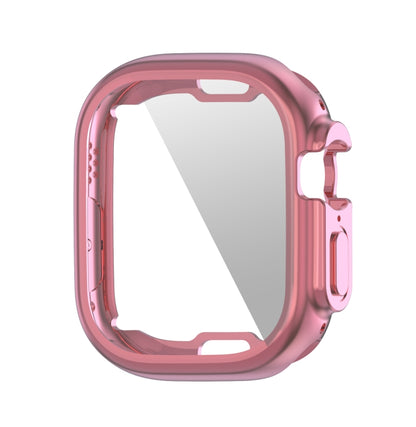 ENKAY Electroplated Soft TPU Case with Screen Film For Apple Watch Ultra 4 / 3 / 2 /1 49mm