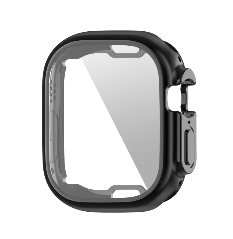 ENKAY Electroplated Soft TPU Case with Screen Film For Apple Watch Ultra 4 / 3 / 2 /1 49mm