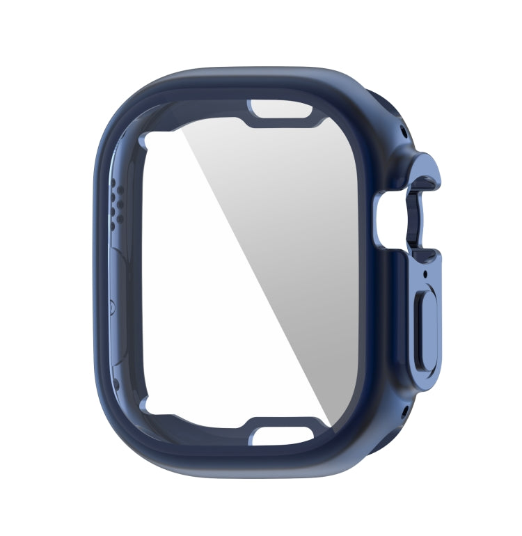 ENKAY Electroplated Soft TPU Case with Screen Film For Apple Watch Ultra 4 / 3 / 2 /1 49mm