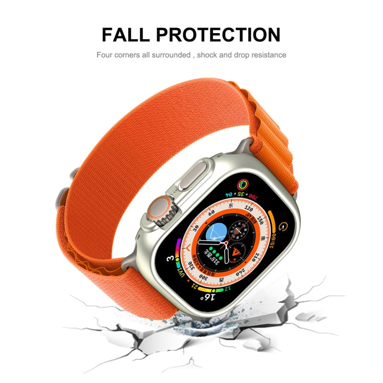 ENKAY 49mm Apple Watch case with tempered glass for drop protection