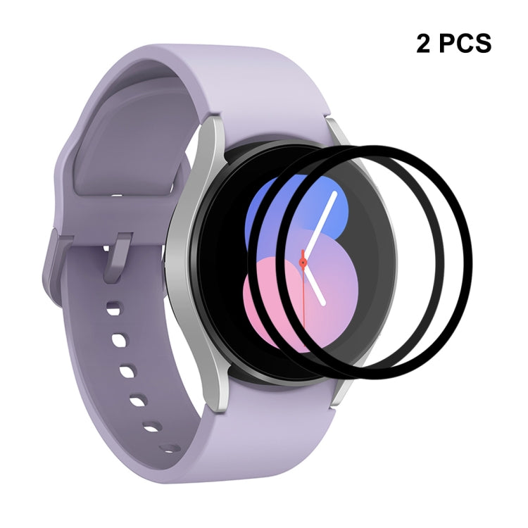 Tempered glass watch screen protector for Samsung Galaxy Watch5 40mm, 2 pcs