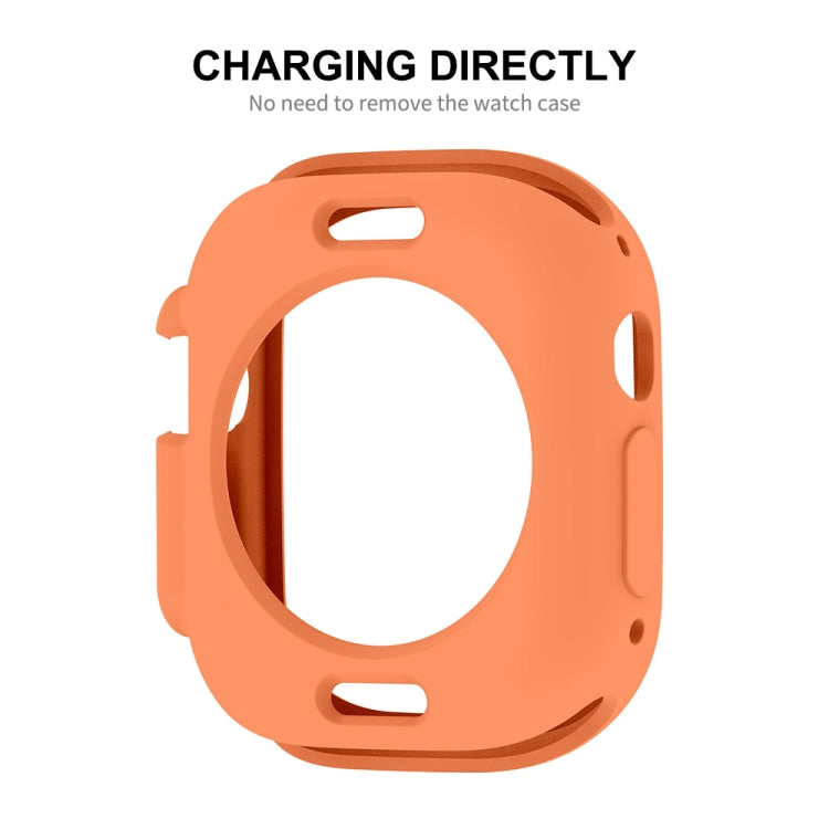 For Apple Watch Ultra 4 / 3 / 2 / 1 49mm ENKAY Solid Color Protective Soft TPU Frame Case