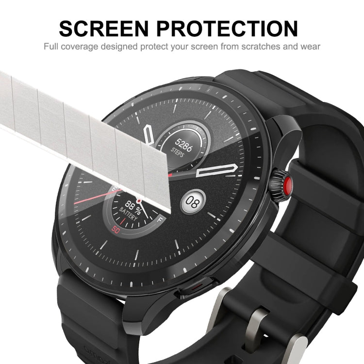 For Amazfit GTR 4 ENKAY Hat-Prince Electroplated TPU Case with Screen Film