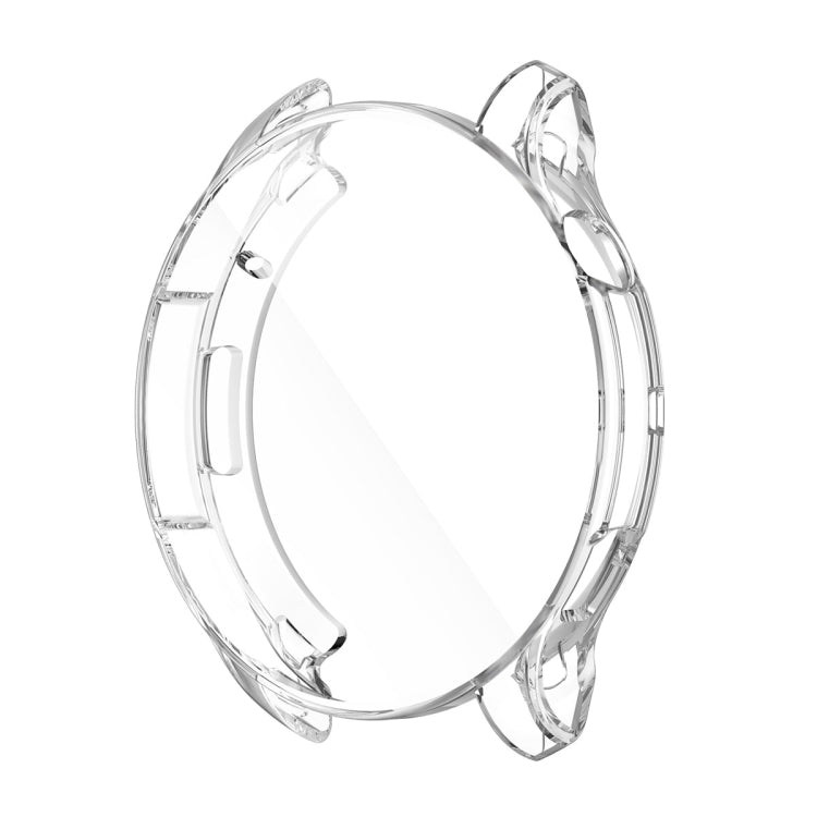 Transparent TPU protective case frame, open front for smartwatch