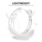 Transparent TPU lightweight smartwatch case, clear open bezel