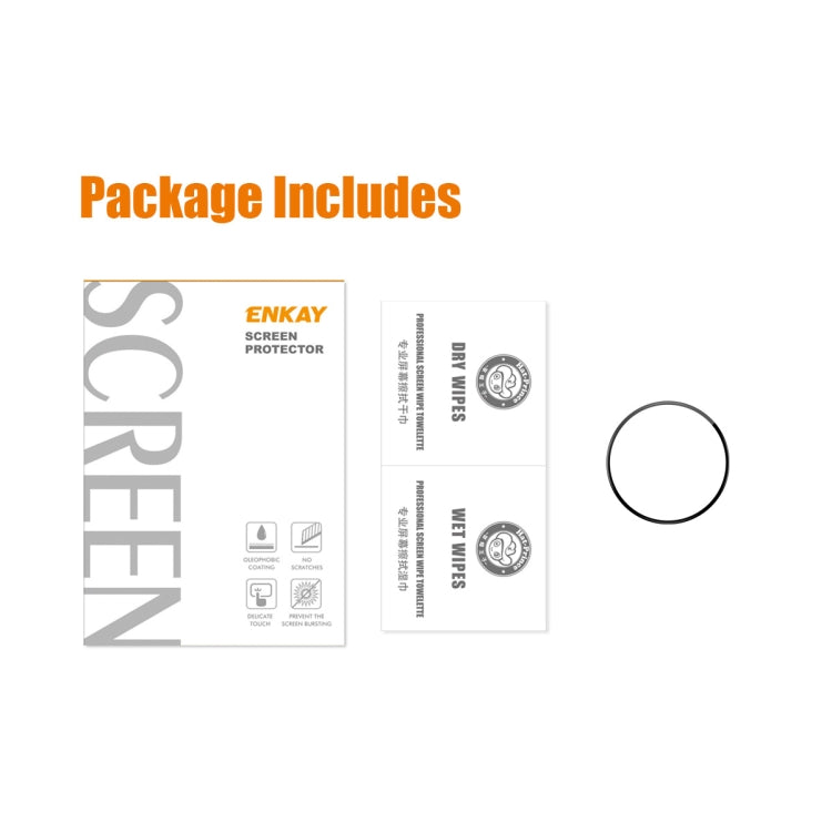 For Huawei Watch GT Cyber ENKAY 3D Full Coverage Soft PC Edge + PMMA HD Screen Protector Film, 1pcs, 2pcs, 5pcs, 10pcs