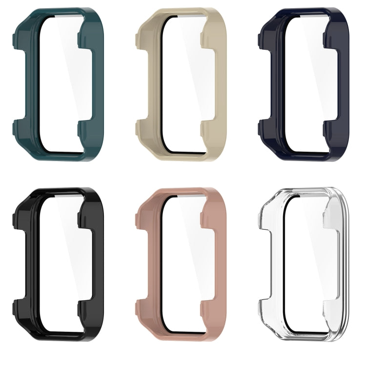 Assorted color watch case frames with tempered film screen cover