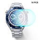 10-pack tempered glass screen protectors for Huawei Watch Ultimate with multiple round covers
