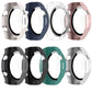 Integrated watch protective cases with toughened film in silver, navy, clear, pink, black and teal