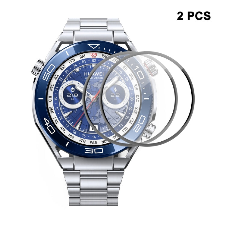 Two-piece full-coverage screen protector films for Huawei Watch