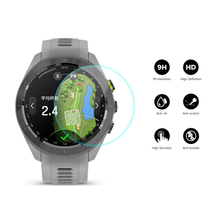 Tempered glass watch screen protector for ENKAY, 9H hardness, anti-scratch shield