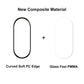 Screen protector film, curved soft PC edge with PMMA glass-like feel, 2 pcs