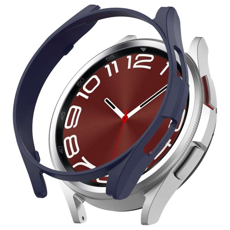 Half-coverage hollow watch protective case, green, for round smartwatch