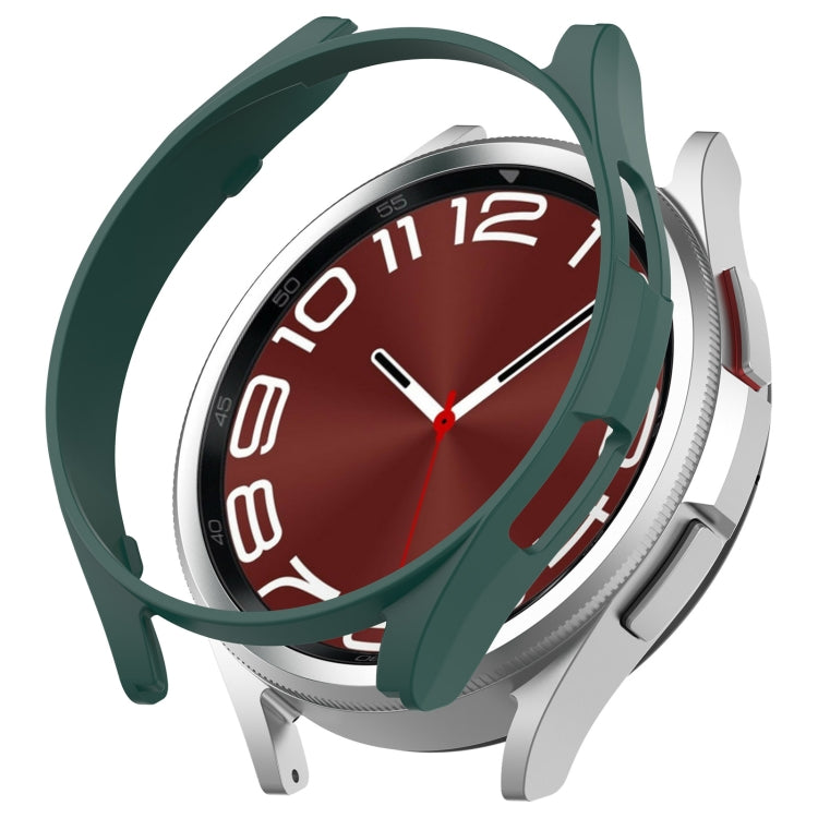Half-coverage hollow watch protective case, dark green frame with open bezel protection