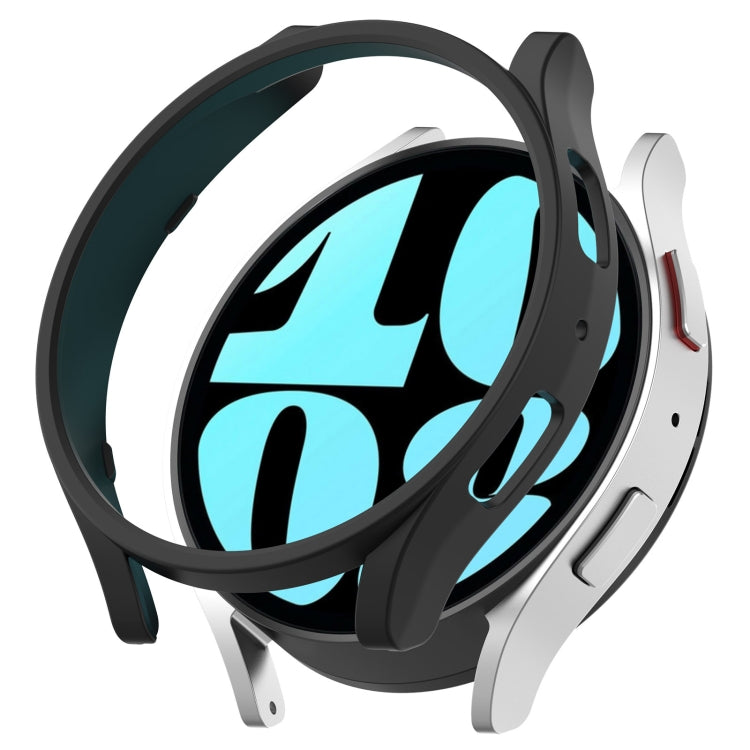Half-coverage hollow watch protective case with black frame for smartwatch