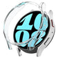 Half-coverage hollow watch protective case with clear transparent frame