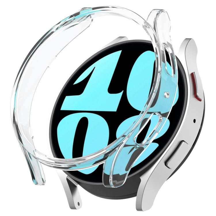 Half-coverage hollow watch protective case, clear transparent frame with open sides