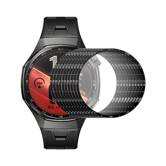 3D full-coverage smartwatch screen protector film with soft curved PC edge