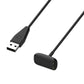 For Fitbit Charge 6 USB Port Smart Watch Charging Cable with Reset Key, 50cm, 1m