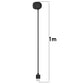 Black magnetic charging puck on 1m USB cable