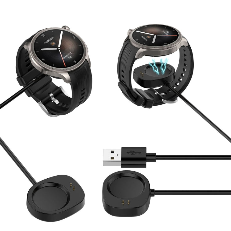 Magnetic suction watch charging dock set with USB cable and contact charging