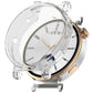 Full coverage TPU watch protective case with clear cover and silver electroplated frame