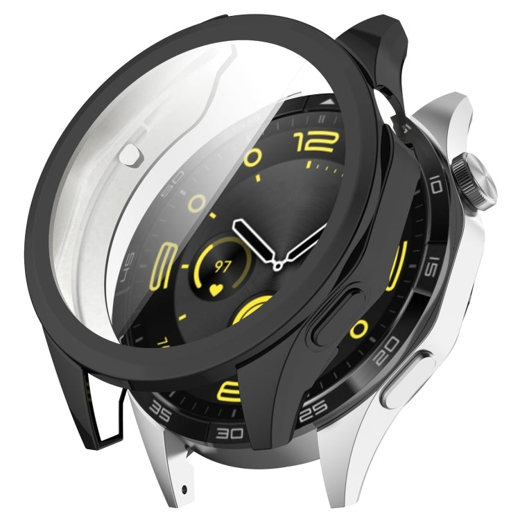 Full coverage TPU watch protective case, black frame with clear front window