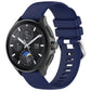 Glossy silicone watch band for Xiaomi Watch S3, dark blue strap