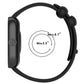 Solid Color Liquid Silicone Watch Band, For Redmi Watch 4