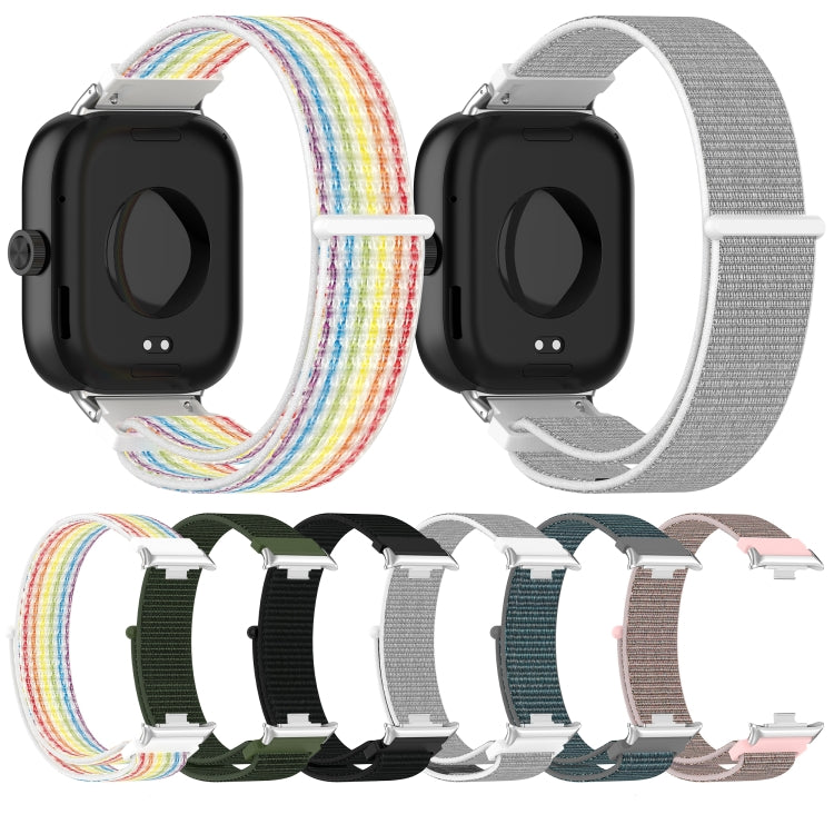 Nylon loop metal connector watch bands assortment, woven straps with metal lugs