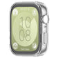 Clear full-coverage protective watch case with screen cover and openings for side controls