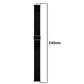 Black elastic nylon Huawei Watch Fit 3 band, 240 mm long