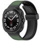 Green magnetic folding-buckle watch band shown attached to a smartwatch
