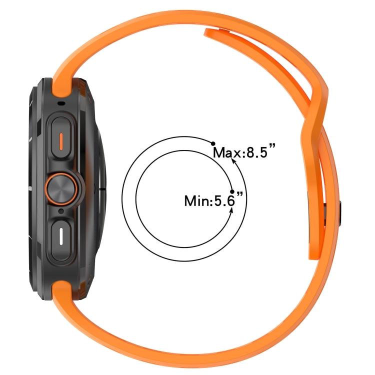 For Galaxy Watch Ultra2 2026 / 2025 / 1 2024 Holes Style Square Buckle Solid Color Silicone Watch Band